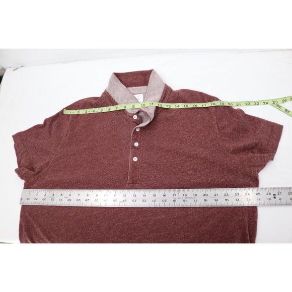 Billy reid shirt Men's XXL short sleeve polo cotton casual soft collared - Picture 10 of 10